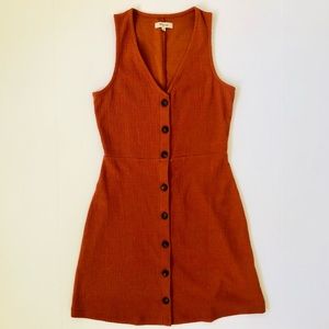 Madewell Lightspun Button Front Dress